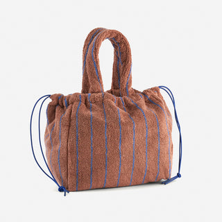 Naram Handbag Small Camel & UItramarine