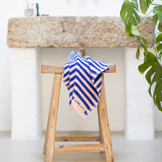 Naram Towel Dazzling Blue &amp; Rose