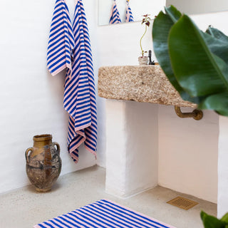 Naram Towel Dazzling Blue &amp; Rose