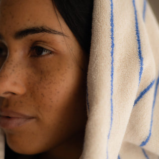 Naram Towel Moonbeam & Ultramarine