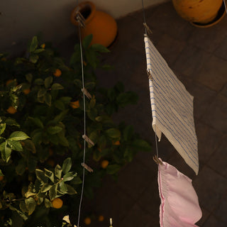 Naram Towel Moonbeam & Ultramarine