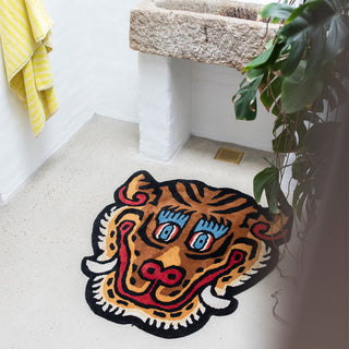 Tiger Face Rug