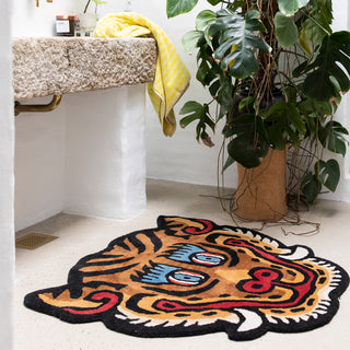 Tiger Face Rug