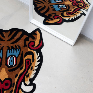 Tiger Face Rug