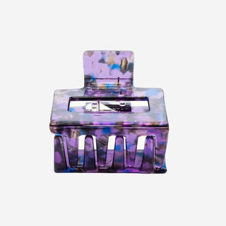 Haarklammer Square Purple Leo