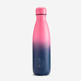 Trinkflasche Gradient Pink Navy 500ml