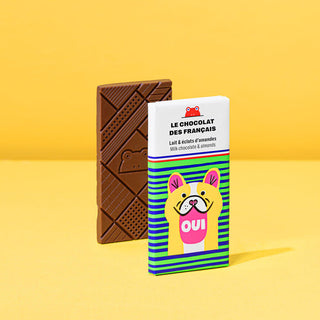 Oui 41% Bio-Schokolade mit Mandeln 25g