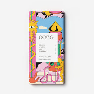 Golden Apple Pie 40% Milk Chocolate 80g