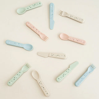 Foodie Cutlery Set Happy Dots