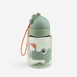 Trinkflasche mit Strohhalm Playground Grün 280 ml