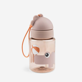 Trinkflasche mit Strohhalm Playground Rosa 280 ml