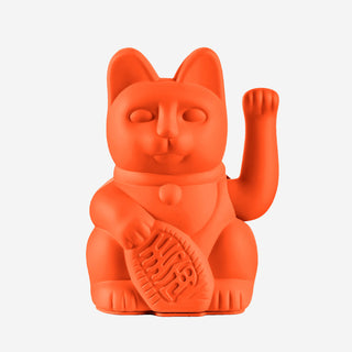 Lucky Cat Neon Orange