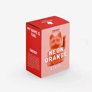 Lucky Cat Mini Neon Orange