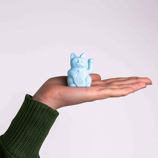 Lucky Cat Solar Light Blue