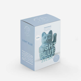 Lucky Cat Solar Light Blue