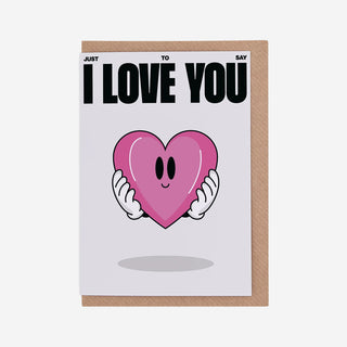 I Love You Grußkarte