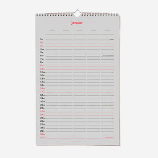 zweitausend&siebenundzwanzig - Familienkalender 2027