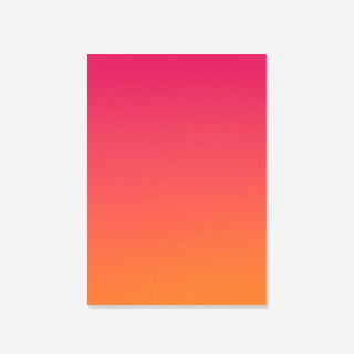 Postkarte Farbverlauf Neon