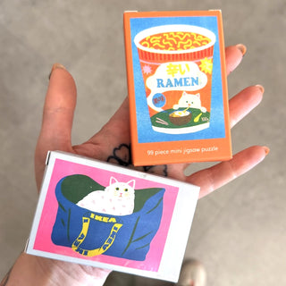 Naomi Wilkinson Lucky Cat - 99 Teile Mini-Puzzle