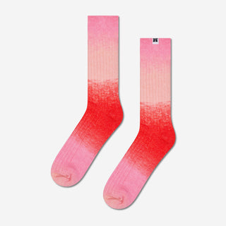 Gradient Socken - Red Pink
