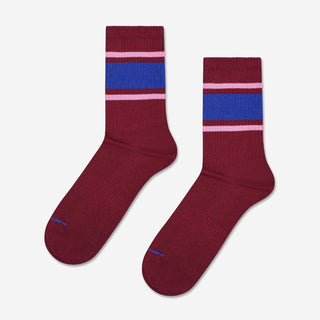 Simple Stripe Sneaker Socken