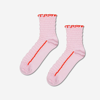 Structure Slinky Crew Socken - Rose
