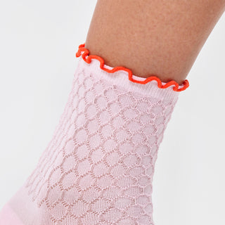 Structure Slinky Crew Socken - Rose