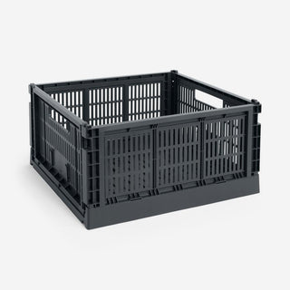 Colour Crate Large Square Charcoal