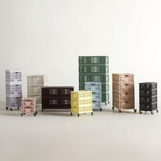 Colour Crate Lid Large Square Sage Green