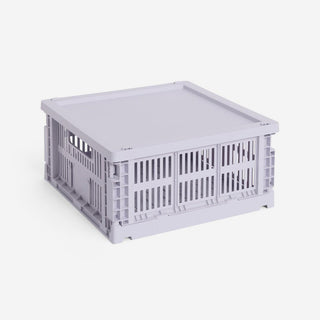 Colour Crate Lid Medium Square Charcoal