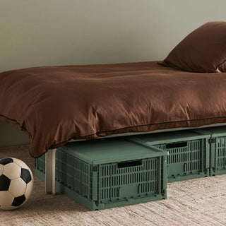 Colour Crate Lid Medium Square Charcoal