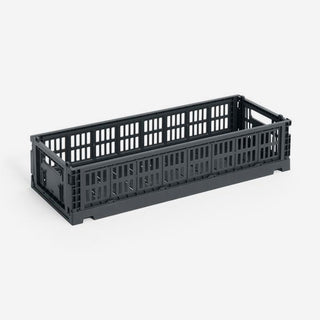 Colour Crate Mini Oblong Charcoal