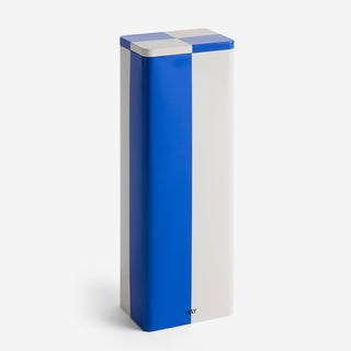 Tin Container Slim Blue & Off-White