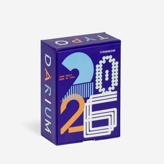 Typodarium 2026. A 365 Day Type Calendar