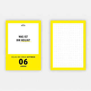 Was ich mich frage 2027 Kalender