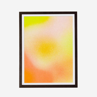 Happy Sunflower Risografie Druck