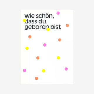 Wie schön... Riso-Postkarte