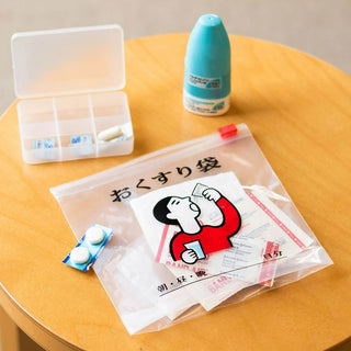 Zipper Bag M Clear Medicine - Set von 6 Stk