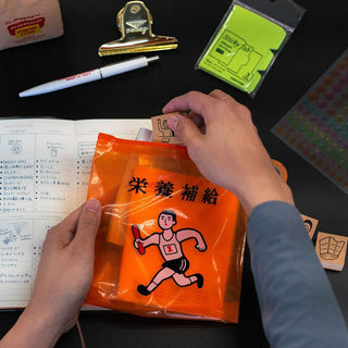 Zipper Bag M Orange Sports - Set von 6 Stk