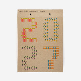 Karel Martens Every Day Is a New Day 2027 Kalender