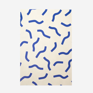 Geschenktüten Large Vanilla Blue Stroke - 5 Stk