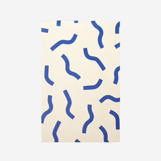 Geschenktüten Medium Vanilla Blue Stroke - 5 Stk