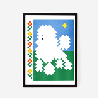 Joe O'donnell - Poodle Risografie Druck