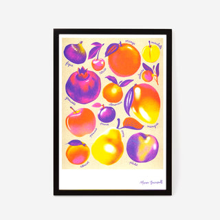 Manon Bucciarelli - Fruits Risografie Druck