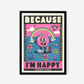 Yeye Weller - Pharrell Williams Risografie Druck