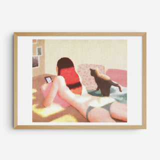 Saho Wajimaya - Just out of the Bath Risografie Druck