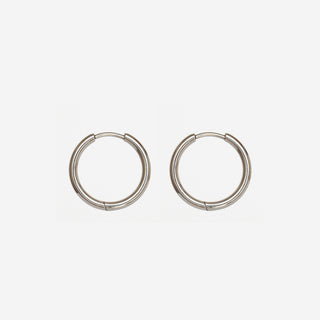 Midi Hoops Silver