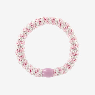 KKNEKKI Haargummi - Light Pink White Stripe