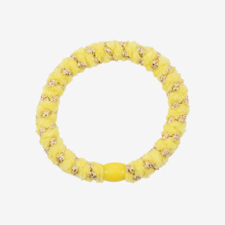 KKNEKKI Haargummi Velvet - Stripe Light Yellow
