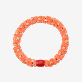 KKNEKKI Haargummi Velvet - Stripe Peach
